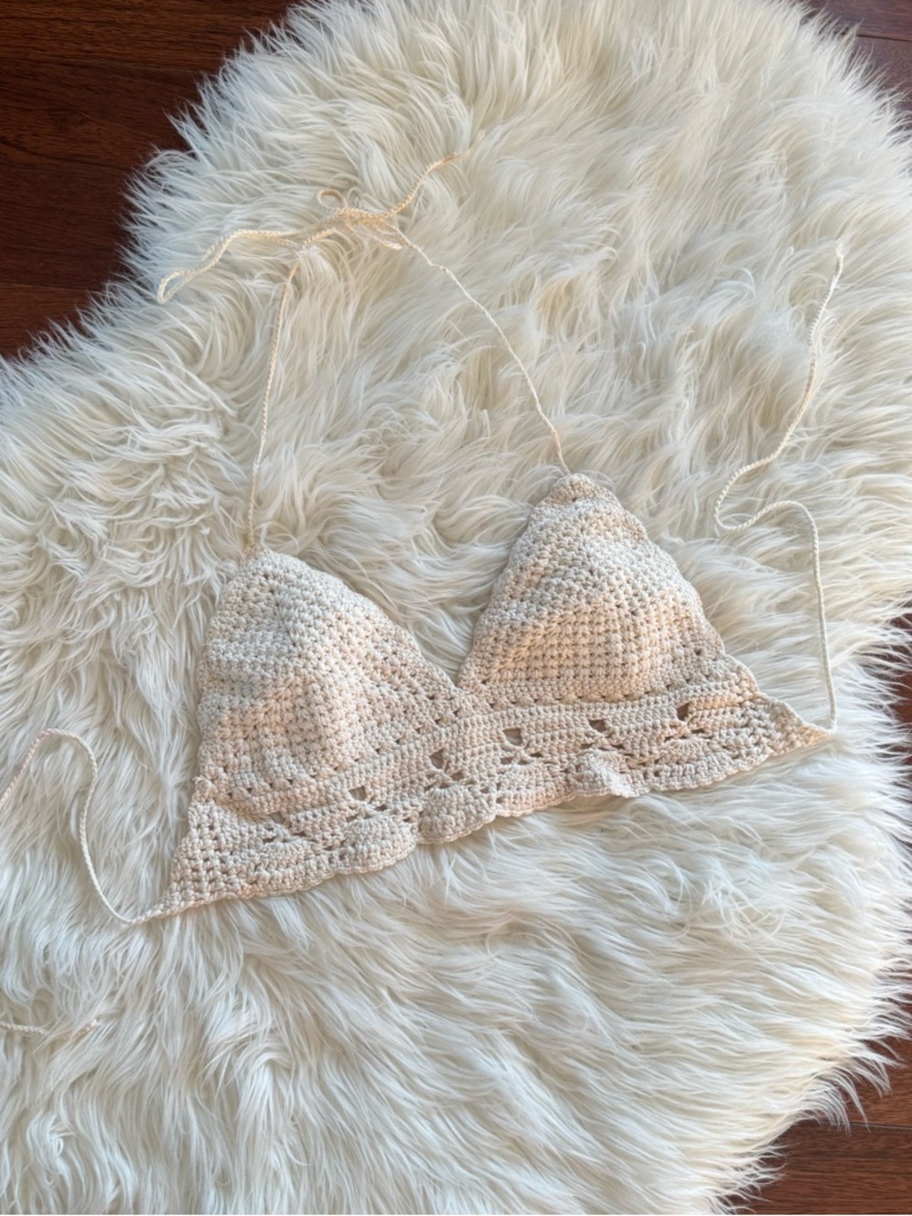 CROCHET Festival BRA TOP BIKINI TOP CROP TOP